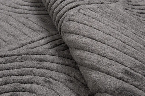 Dywan art deco 3d Dywilan Juno 7 G267AA anthracite wycinany wzór