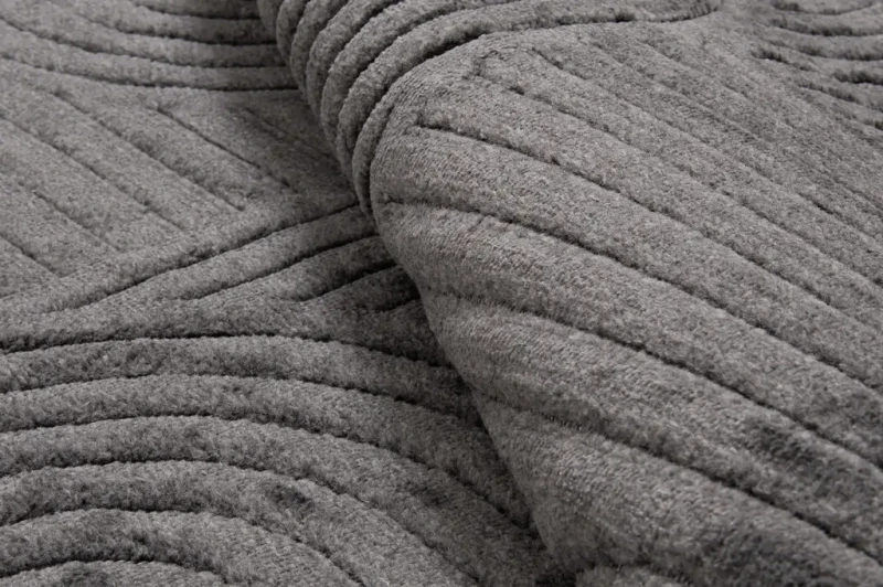 Dywan art deco 3d Dywilan Juno 7 G267AA anthracite wycinany wzór