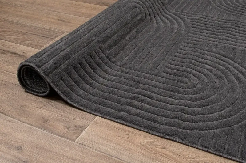 Dywan art deco 3d Dywilan Juno 7 G267AA anthracite runo