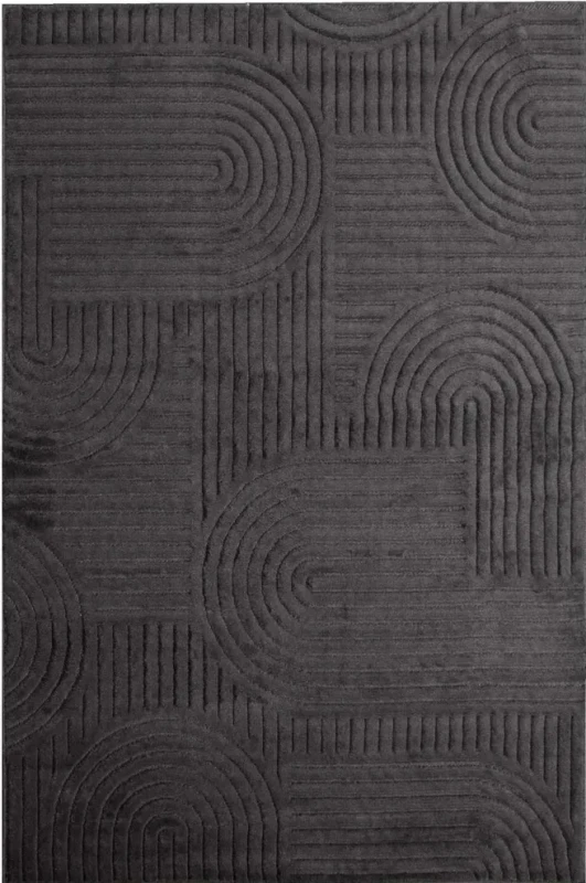 Dywan art deco 3d Dywilan Juno 7 G267AA anthracite
