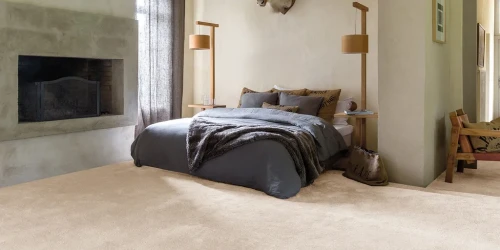 Wykładzina dywanowa AW Stellar 36 w sypialni