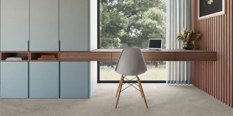 Wykładzina dywanowa AW Tranquil 32 w gabinecie