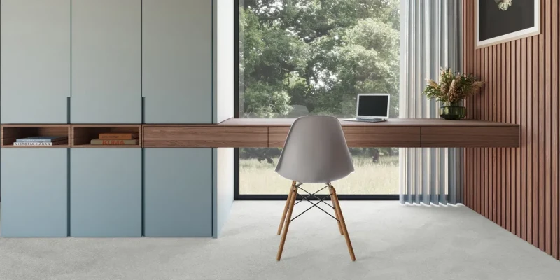 Wykładzina dywanowa AW Tranquil 90 w gabinecie