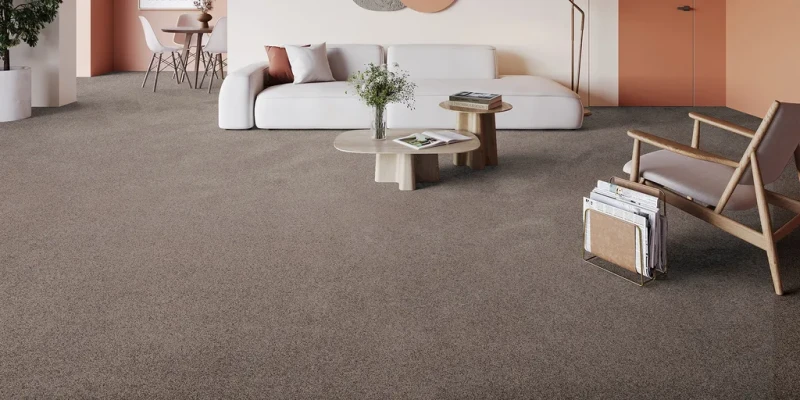 Wykładzina dywanowa AW Verdant 34 w salonie