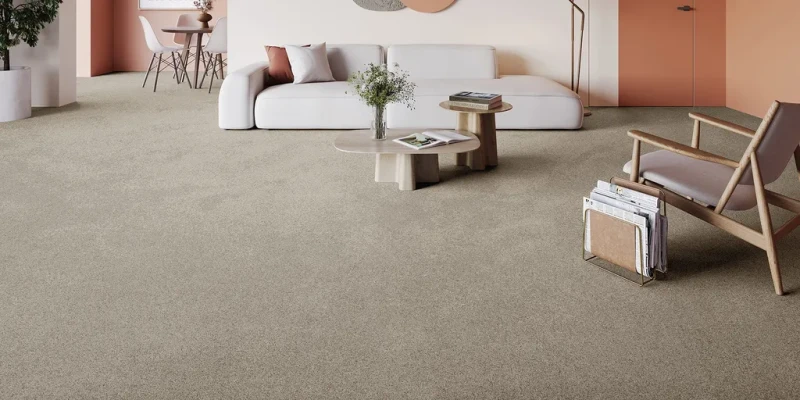Wykładzina dywanowa AW Verdant 39 w salonie