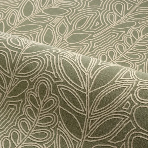 Tapeta roślinna zielona Casamance Palmadora 76680712 Astragale.webp