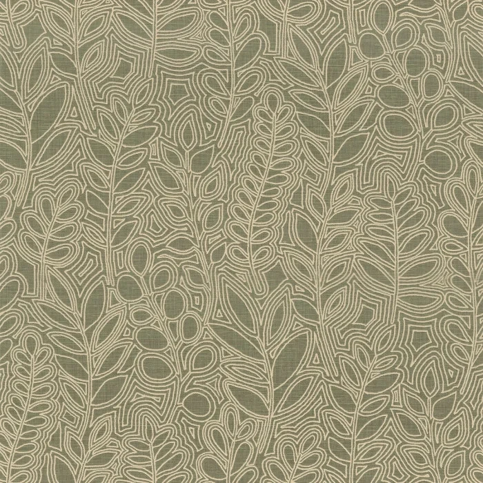 Tapeta zielona w liście Casamance Palmadora 76680712 Astragale.webp