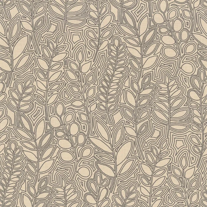 Tapeta beżowa w liście Casamance Palmadora 76681018 Astragale.webp