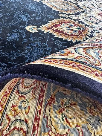 Dywan tradycyjny Sultan 1230 niebieski - bok i spód