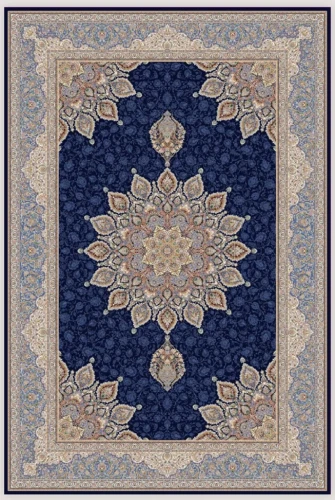 Dywan tradycyjny wiskozowy Sultan 1203 niebieski