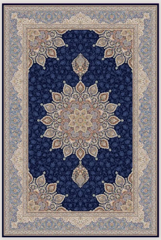 Dywan tradycyjny wiskozowy Sultan 1203 niebieski