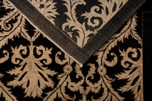 Dywan orientalny wełniany Gabbeh - zdjęcie dywanu z wywiniętym spodem