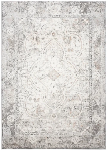 Dywan tradycyjny vintage Valley d711a szaro-beżowo-biały