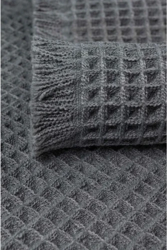 Dywanik uniwersalny Waffle ciemno szary - runo