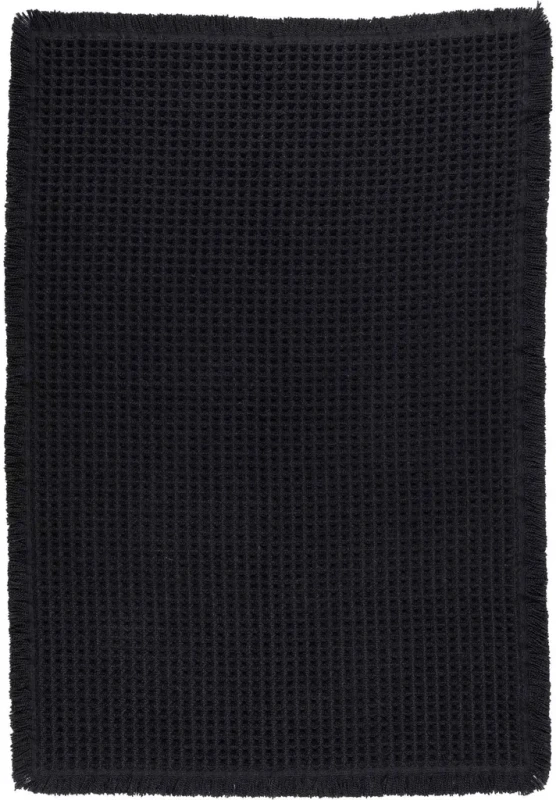 Dywanik nowoczesny geometryczny Waffle czarny