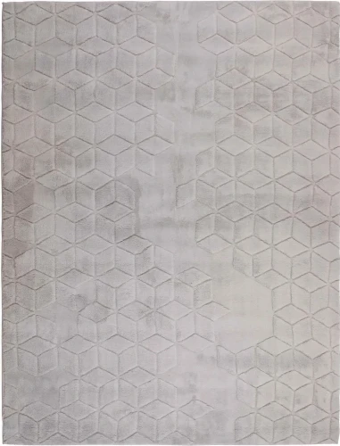 Dywan pluszowy Venesia geometria 3d szary