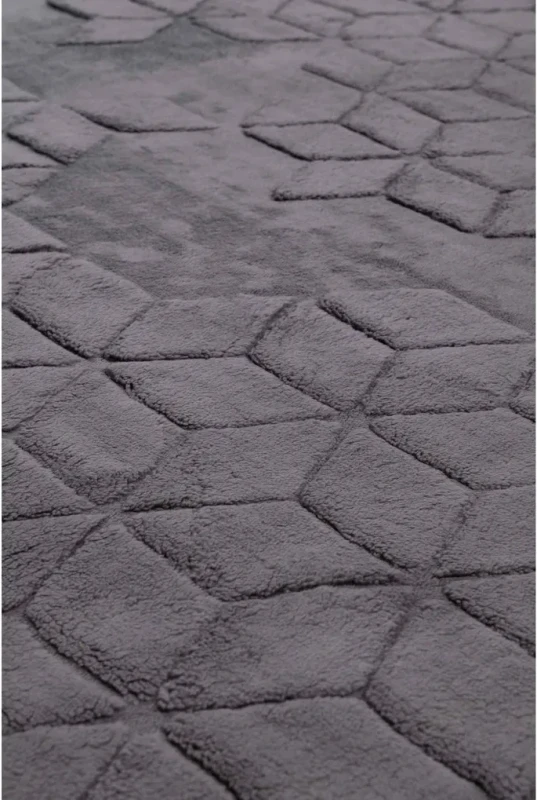 Dywan Venesia geometria 3d antracytowy - wzór 3d