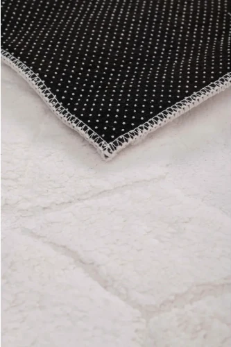 Dywan Venesia geometria 3d krem - spód