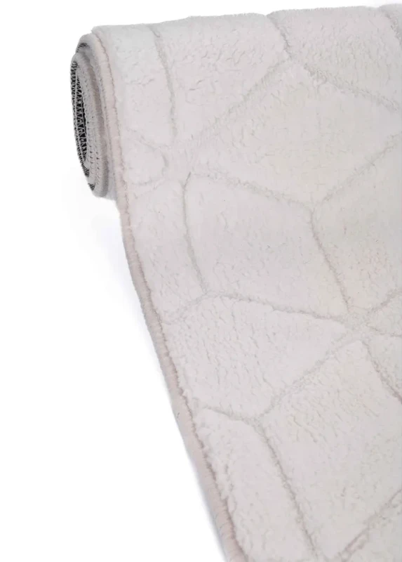 Dywan Venesia geometria 3d krem - bok