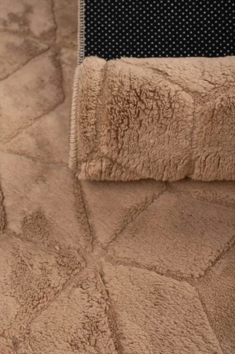 Dywan Venesia geometria 3d beż - runo