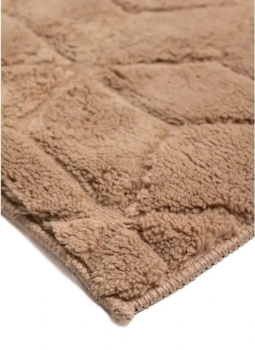 Dywan Venesia geometria 3d beż - róg