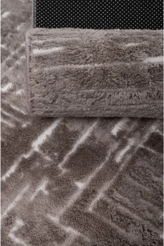 Dywan Venesia przecierka 3d szary - runo