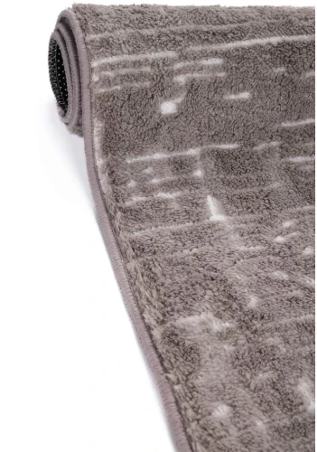 Dywan Venesia przecierka 3d szary - bok