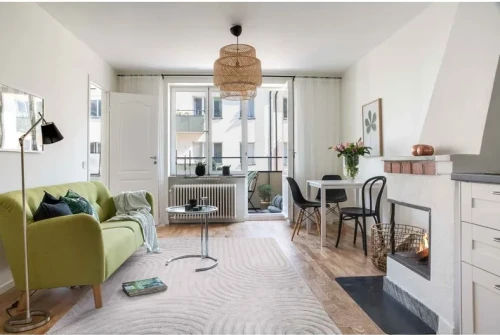 Dywan nowoczesny Venesia modern 3d szary w salonie