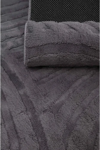 Dywan Venesia modern 3d antracytowy - runo