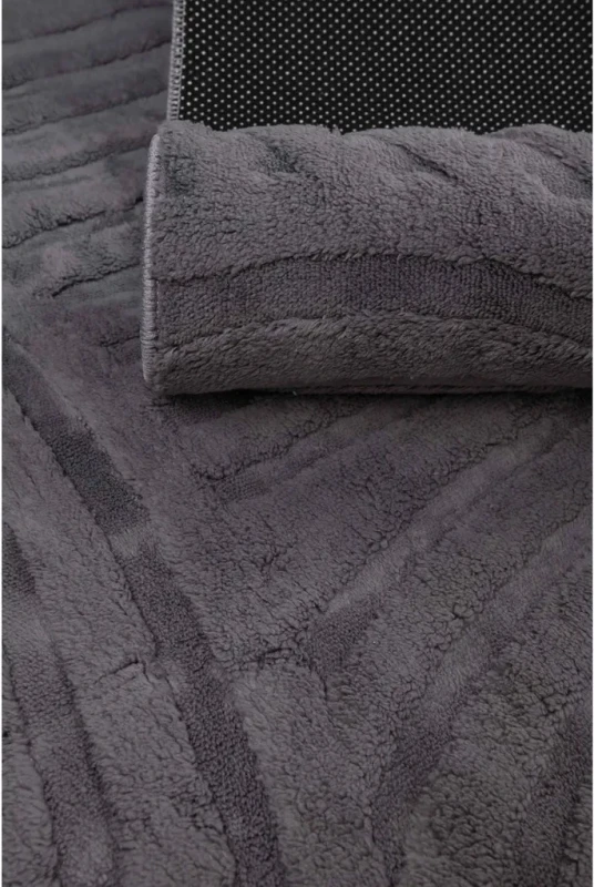 Dywan Venesia modern 3d antracytowy - runo