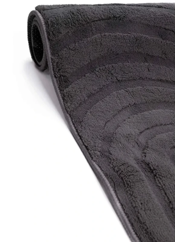 Dywan Venesia modern 3d antracytowy - bok