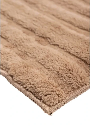Dywan pluszowy Venesia modern 3d beżowy - róg