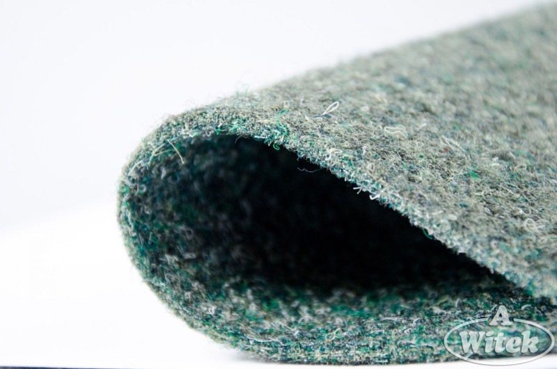 Wykładzina dywanowa obiektowa Merlin 20 zielona - bok