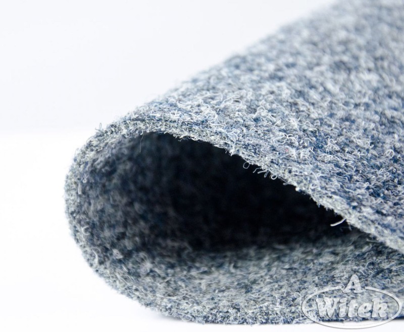 Wykładzina dywanowa obiektowa Merlin 31 niebieska - bok