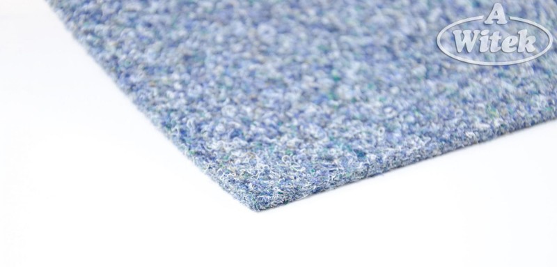Wykładzina dywanowa obiektowa Merlin 39 niebieska - runo