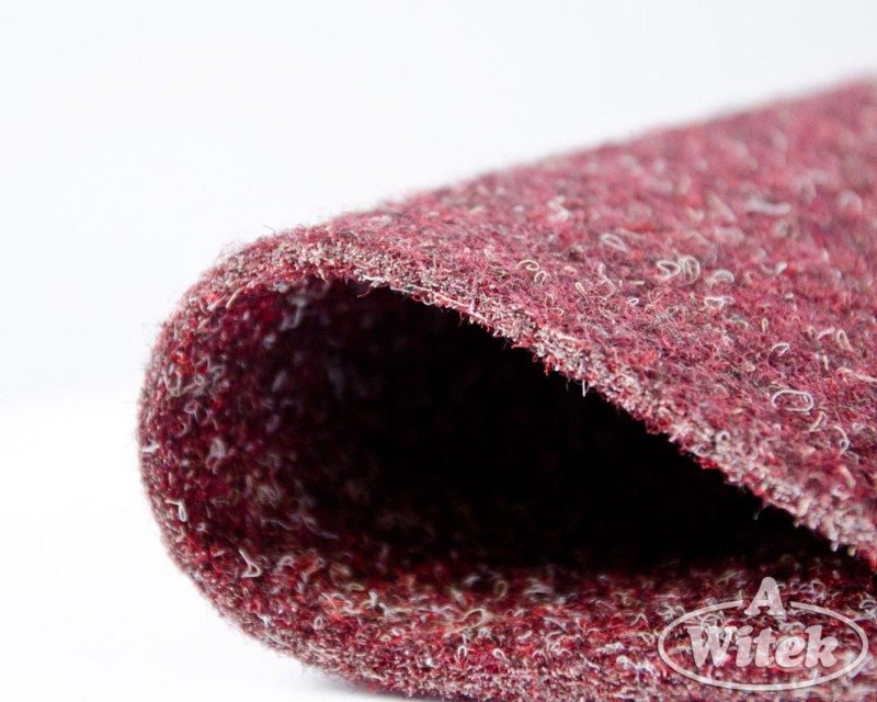 Wykładzina dywanowa obiektowa Merlin 40 bordowa - runo