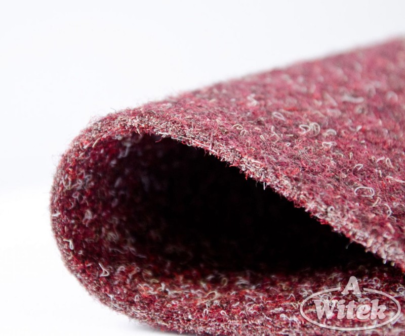 Wykładzina dywanowa obiektowa Merlin 40 bordowa - runo