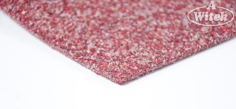 Wykładzina dywanowa obiektowa Merlin 40 bordowa - róg