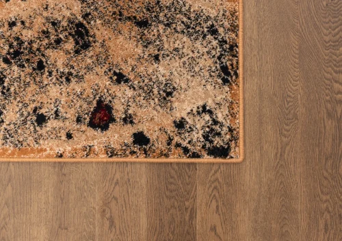 Róg dywanu wełnianego Agnella Isfahan Paulus miedziany