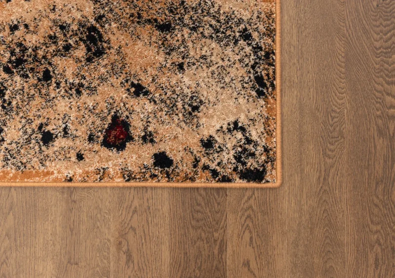 Róg dywanu wełnianego Agnella Isfahan Paulus miedziany