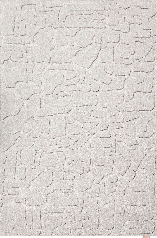 Dywan jasny szary wełniany Agnella Ladnini Morphic Dunes