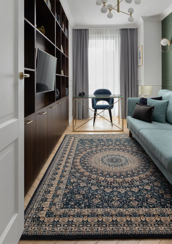 dywan wełniany agnella agnus trubadur granatowy_dywanywitek_pl_2