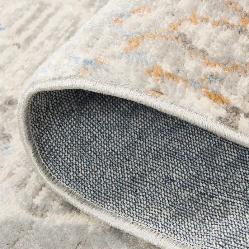 Dywan nowoczesny Portland G513B white/d_blue  spód