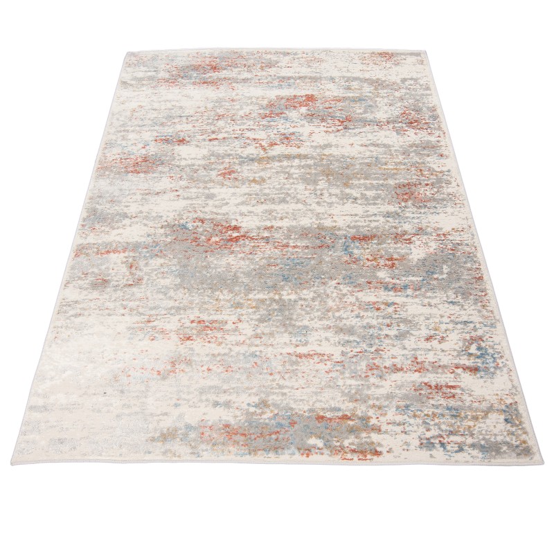 Dywan nowoczesny Portland G509C white/salmon rzut ze skosa