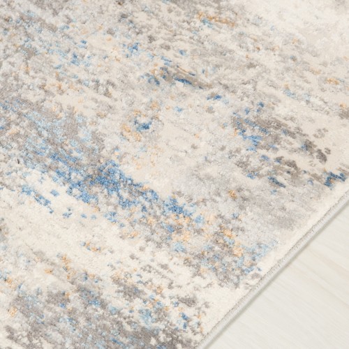 Dywan nowoczesny Portland Hil G509B white/d_blue struktura