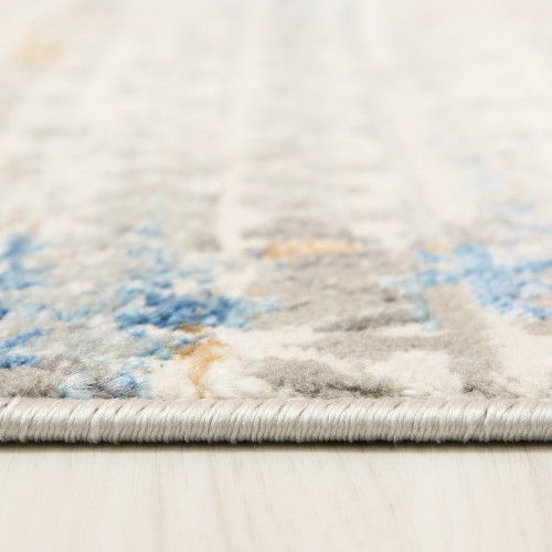 Dywan vintage Portland G494B white/d_blue  obszycie