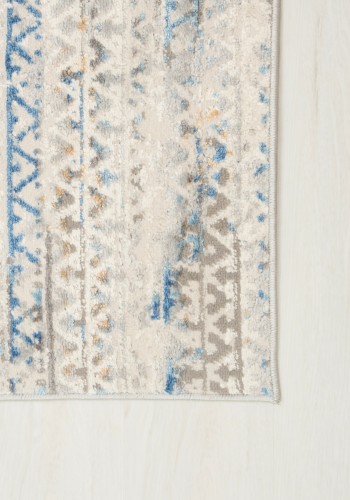 Dywan vintage Portland G494B white/d_blue  wzór