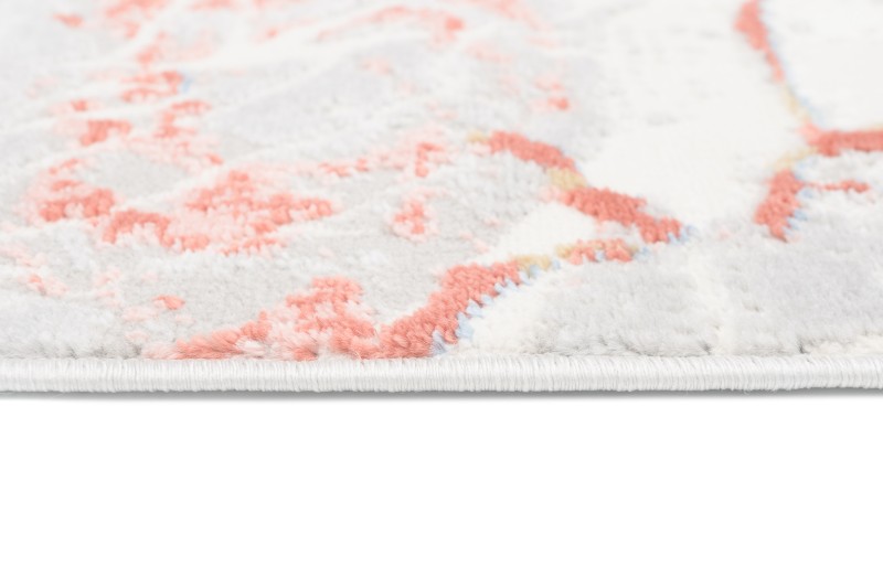Dywan nowoczesny Portland R216A l_gray/salmon  obszycie
