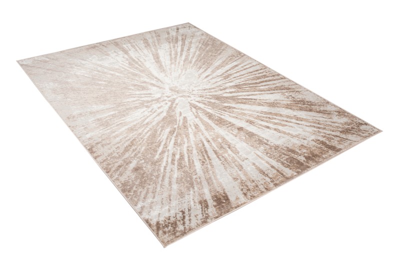 Dywan nowoczesny Portland D149E white/vizon rzut z boku