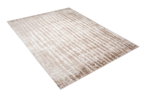 Dywan nowoczesny Portland D156E white/vizon  rzut z boku